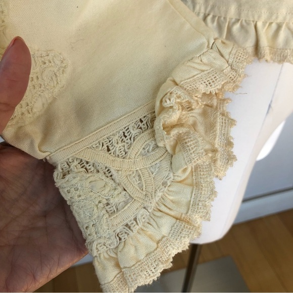 VNT  Coquette lace ruffle girlycore cropped  jacket S - Picture 10 of 11